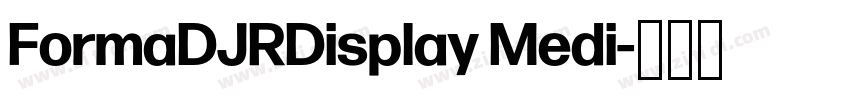 FormaDJRDisplay Medi字体转换